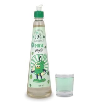 Rahul Sugar Mint Mojito Flavoured Syrup – Refreshing Mint Syrup for Cocktails, Mocktails, and Beverages – 725 ml